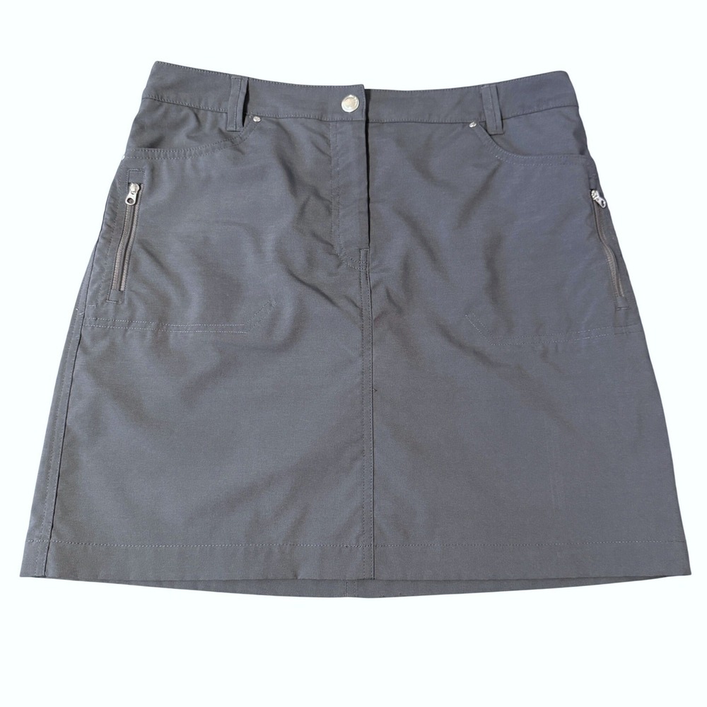 Nivo Golf Skort Womens 6 Gray Tennis Athletic Skirt Pockets Activewear Outdoor